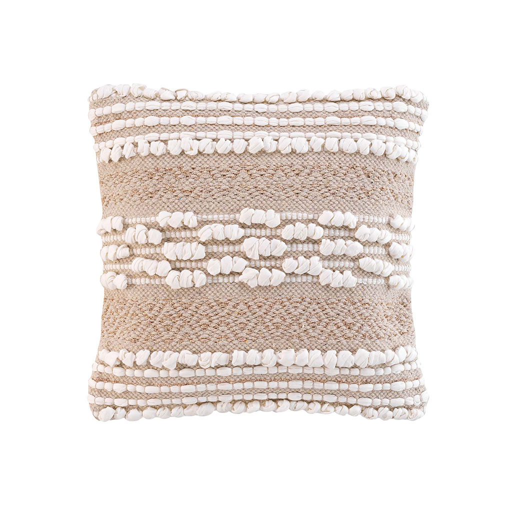 Coussin BLANCA en poly coton 40x40cm