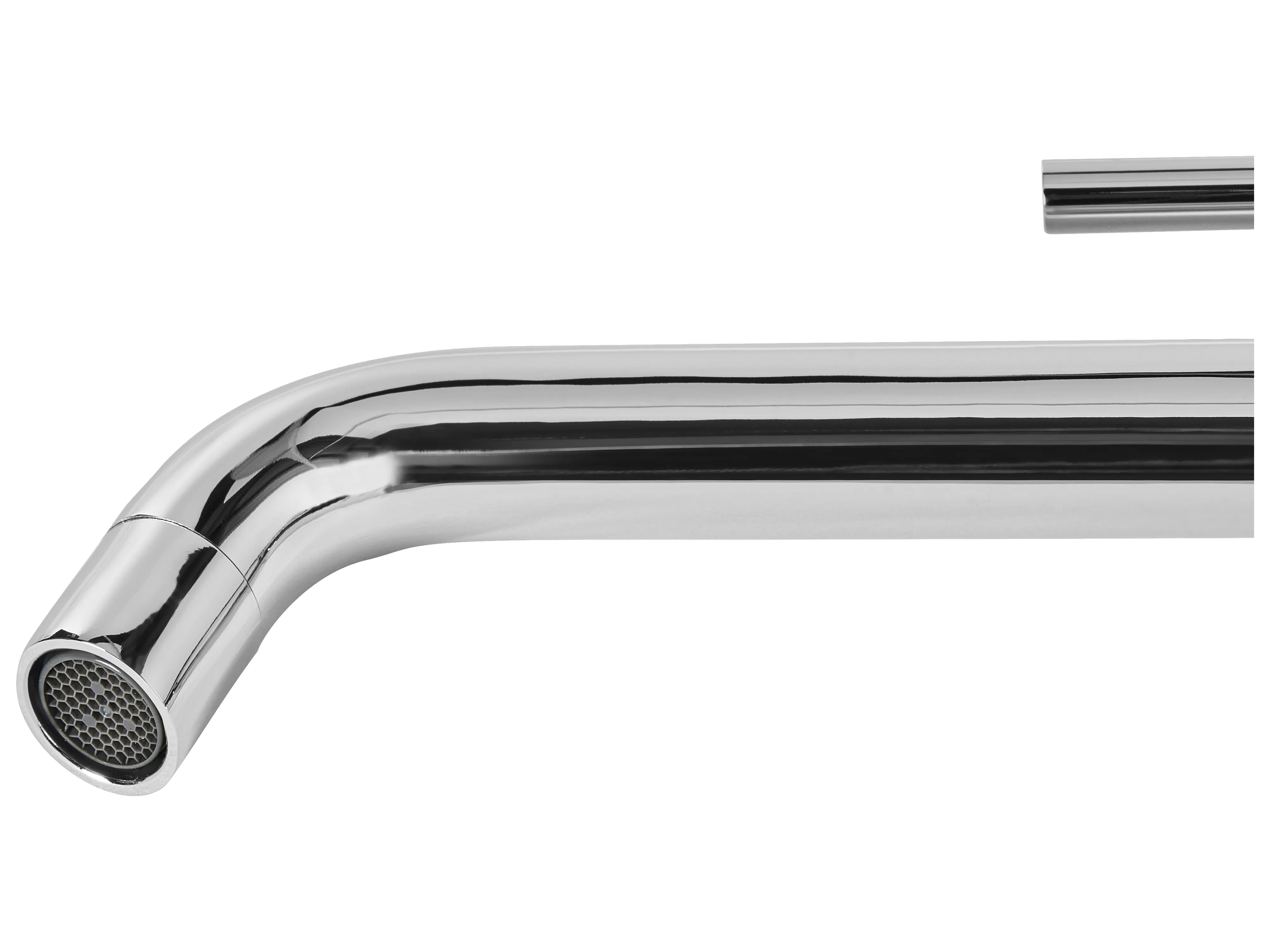 Hoge wastafelmengkraan SALINAS Messing Zilver