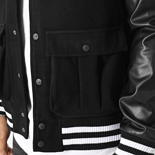 Veste Teddy Noir