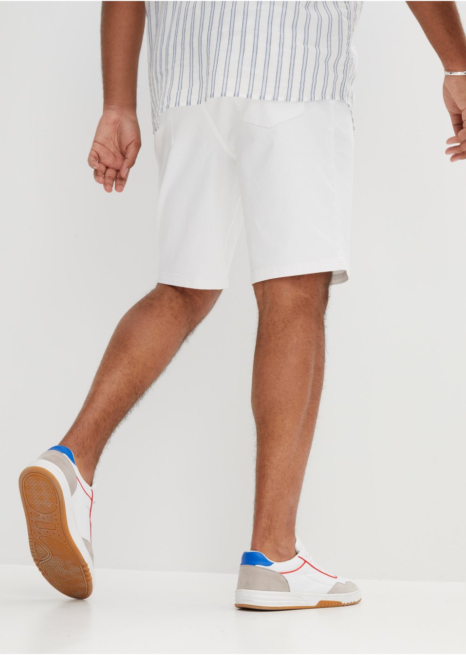 Bermuda en coton extensible, Classic Fit