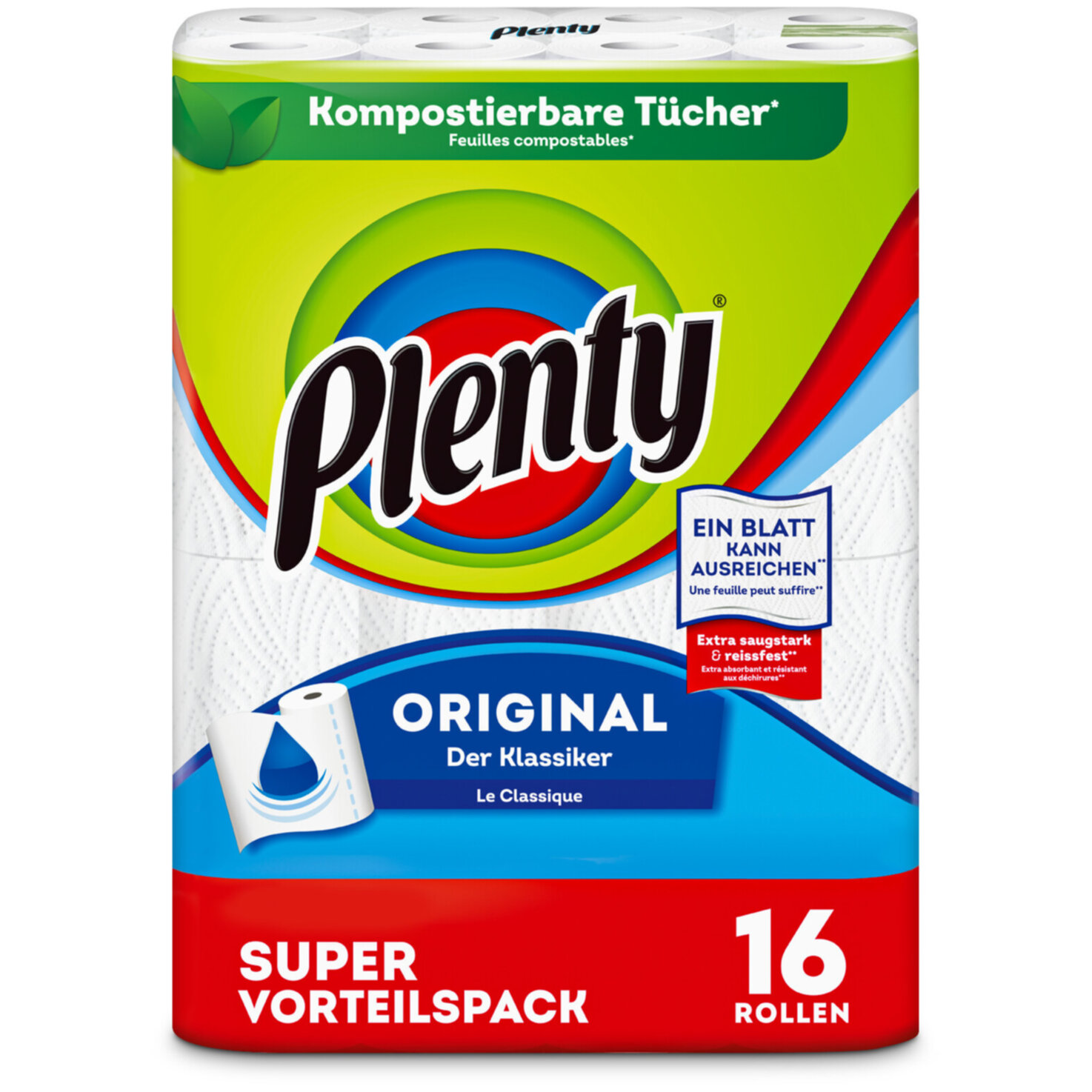Plenty Original Haushaltstücher 16x45 Blatt