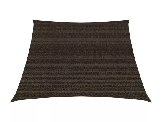 Voile d'ombrage 160 g/m² Marron 4/5x3 m PEHD