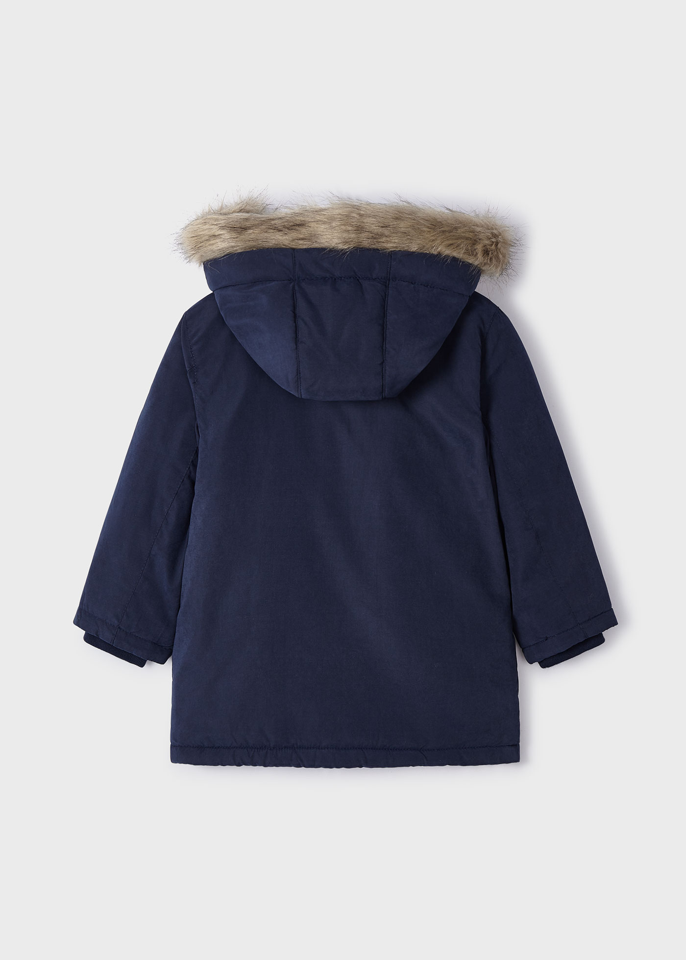 Casaco parka de pele para menino