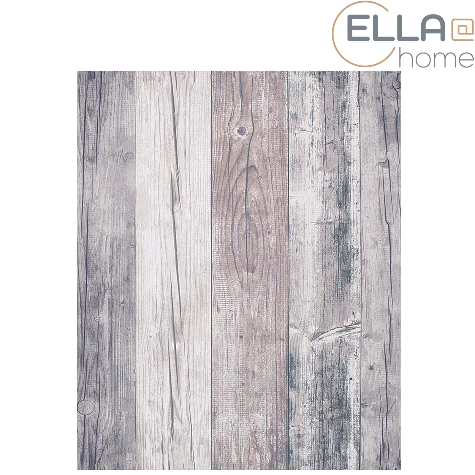 ELLA@home Vliestapete - beige-braun - Holz - 10 Meter