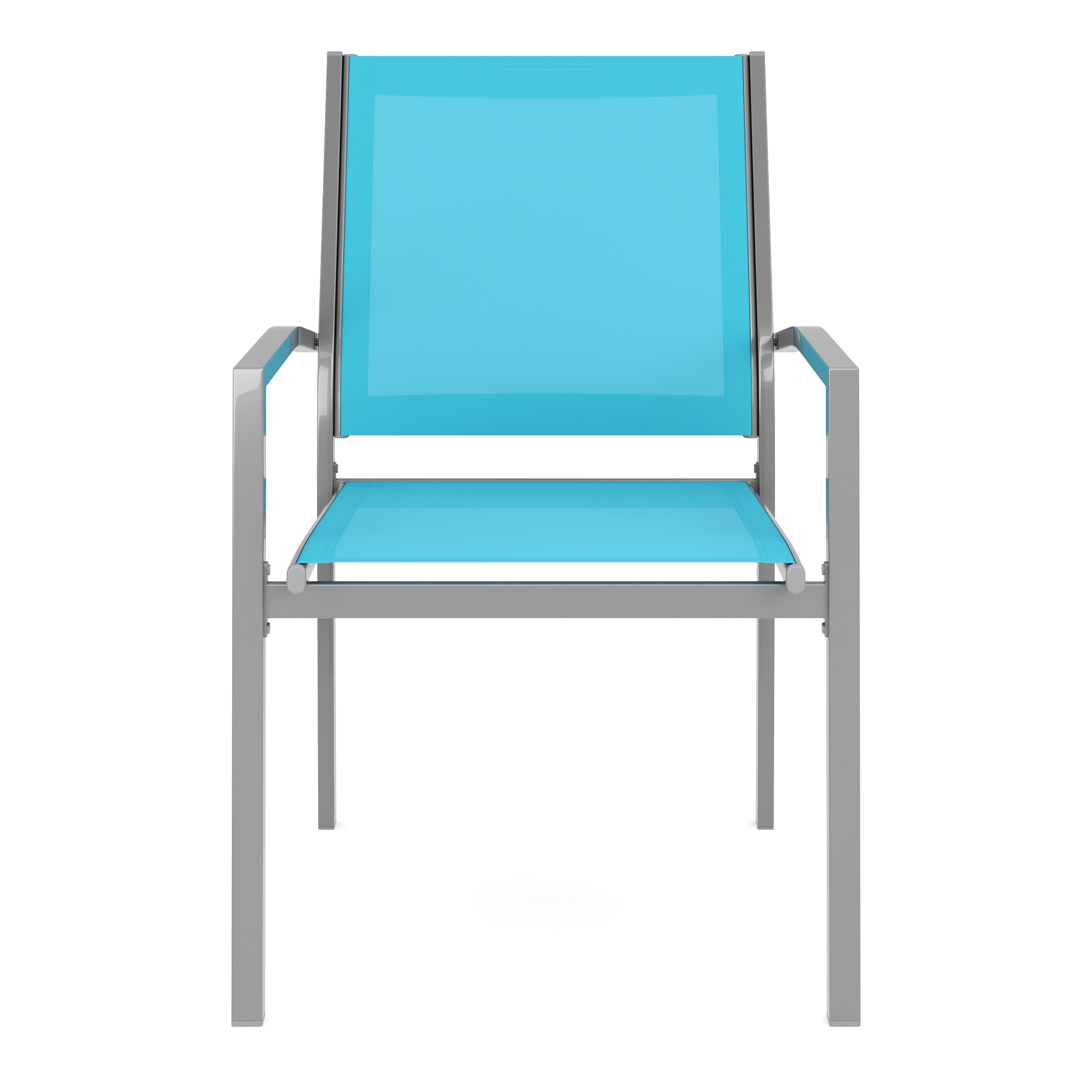 Gartenstuhl ZILLY 2er Set blau