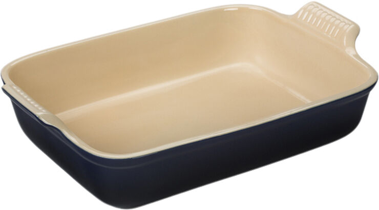 Le Creuset Heritage fad 37/32cm Black Stentøj