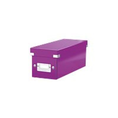 Leitz Click & Store - Boîte de rangement pour CD - violet métallisé