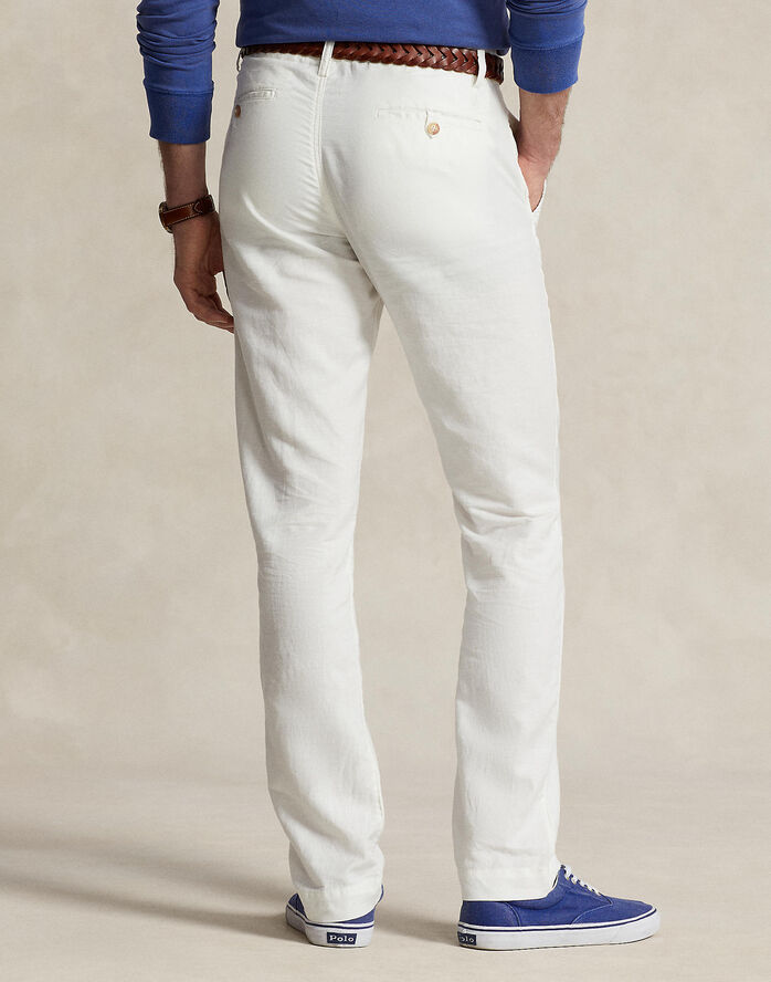Polo Ralph Lauren 40/2 LINEN/COTTON-STFBEDFORDP Deckwash white