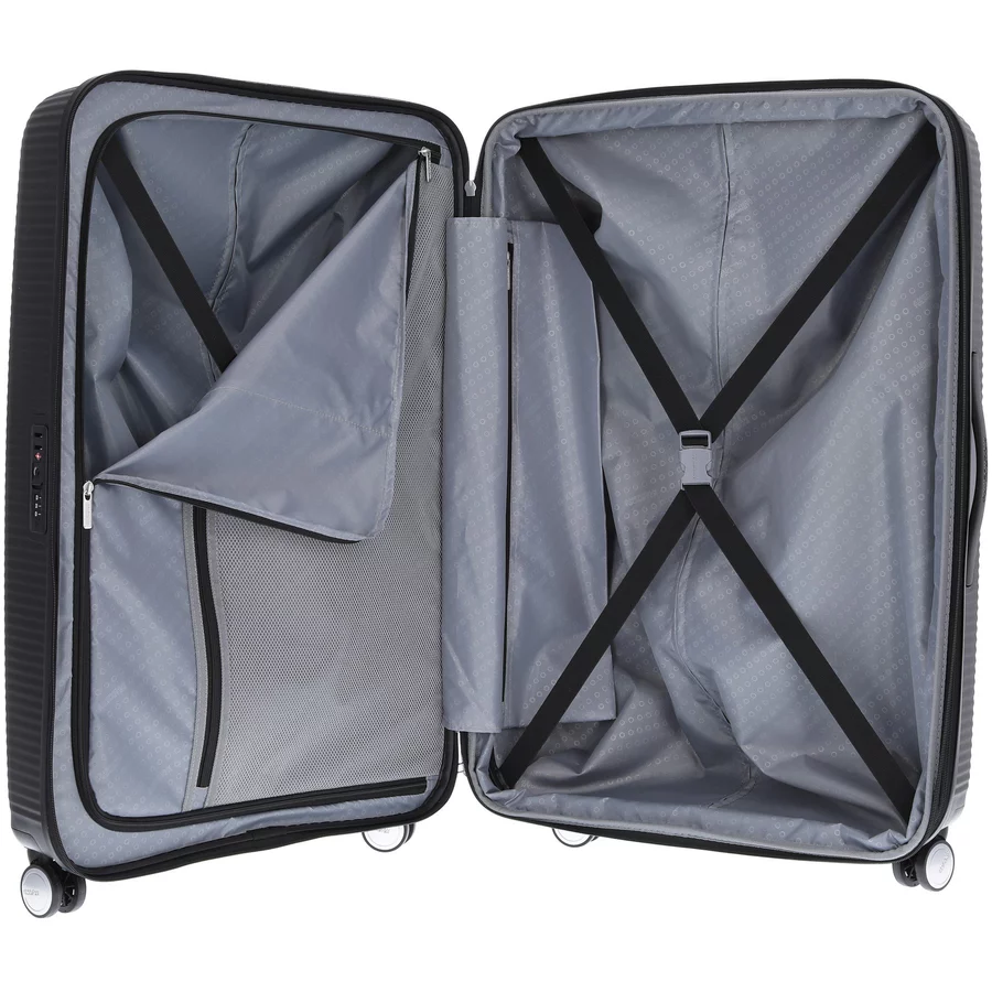 American Tourister Soundbox - 4-Rollen-Trolley L 77 cm erw. bass black