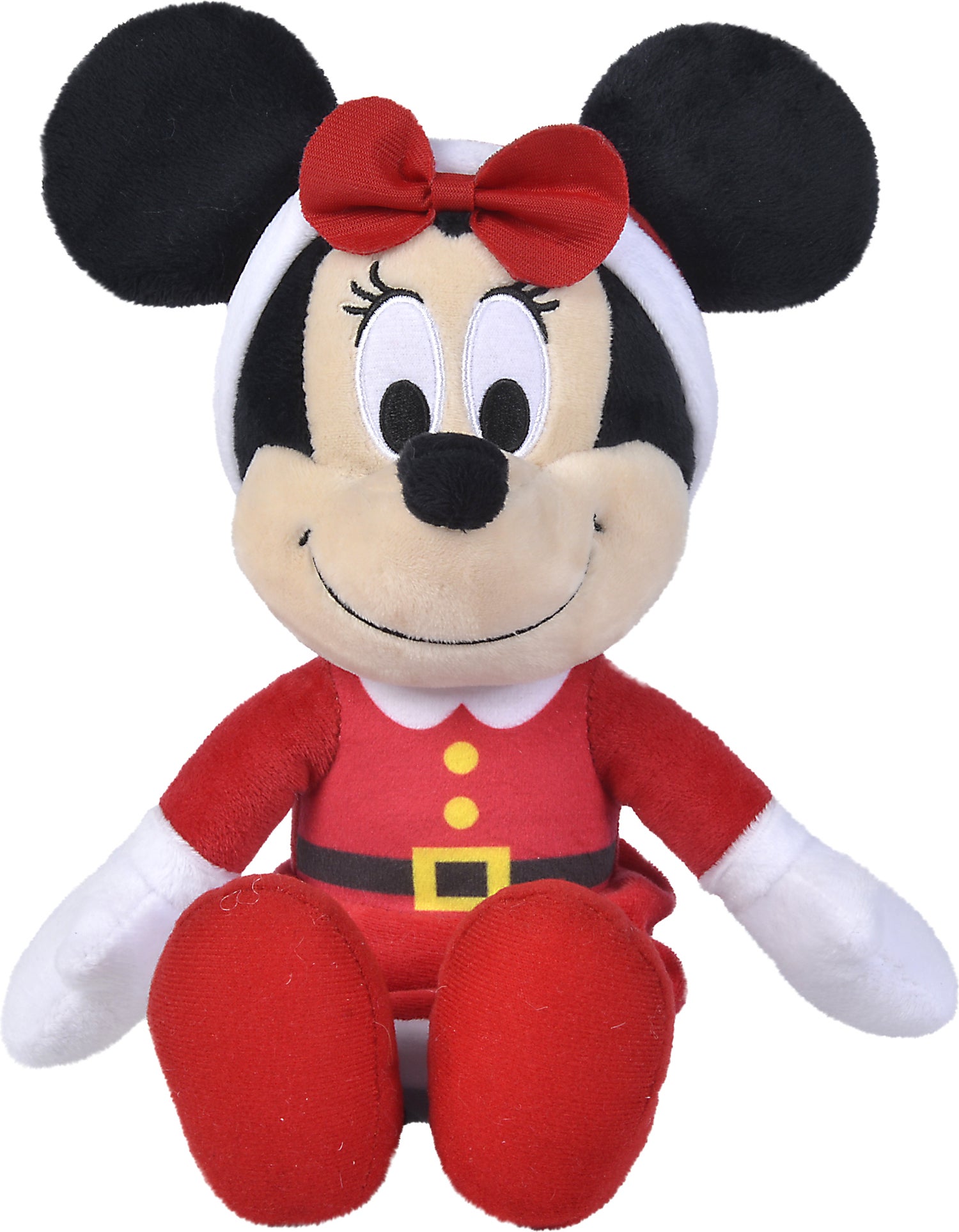 Disney knuffel Minnie Kerstmis rood / wit7 x 8 x 25 cm