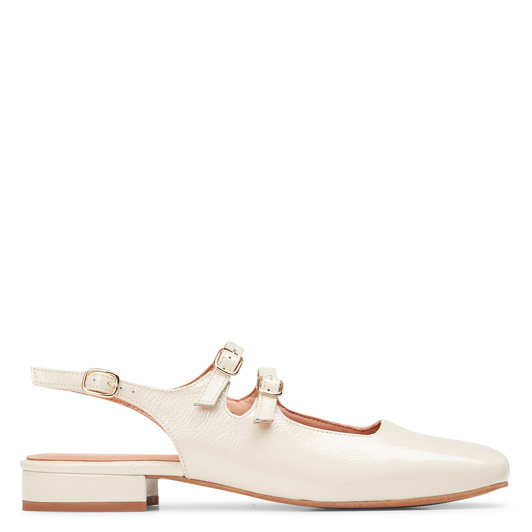 DAISY - Babies en cuir vernis | Beige