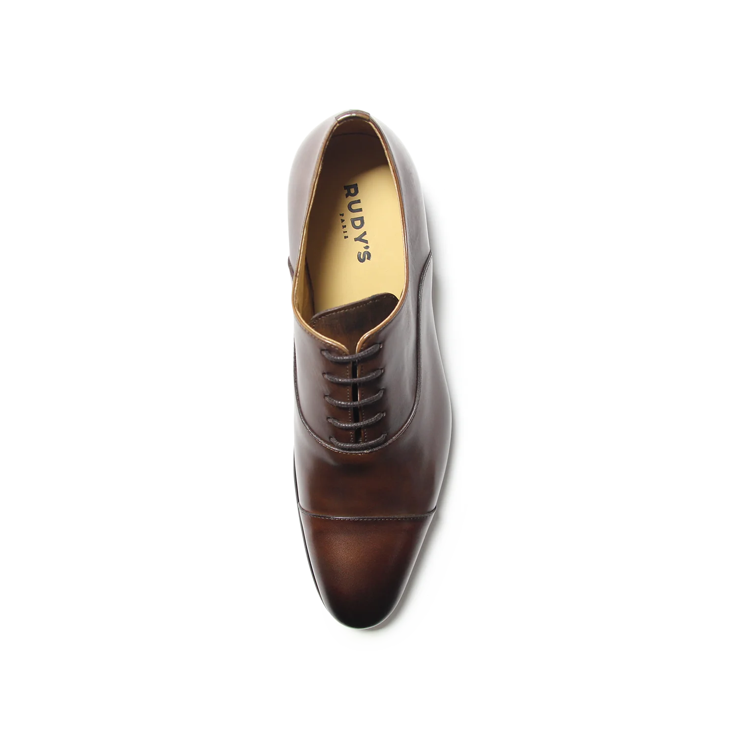 Sanders-Richelieu en cuir brown