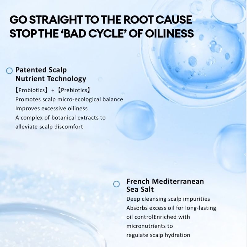 Spes - Zeezout Hyaluronzuur Olie Control Shampoo
