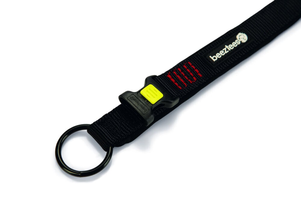 Beeztees Premium Parinca - Halsband Hond - zwart - 30 tot 35 cm