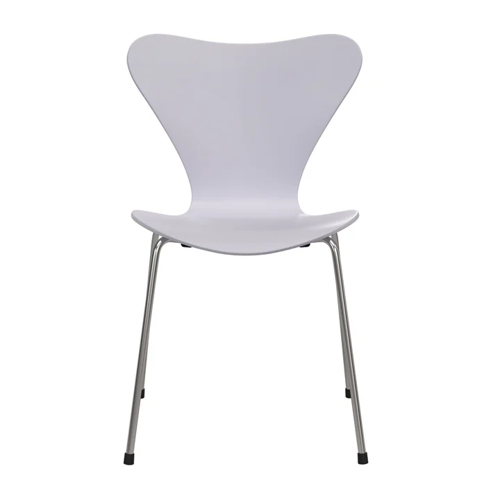 Fritz Hansen - Serie 7 Stuhl ungepolstert, verchromt / 7:14 AM violet (Special Edition 2025)