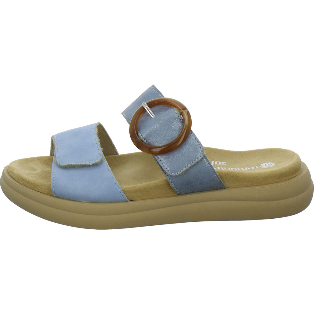 Remonte Pantoletten Damen Hellblau
