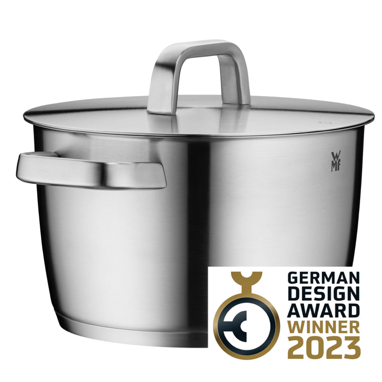 WMF Iconic Kookpan hoog met deksel - Ã240mm