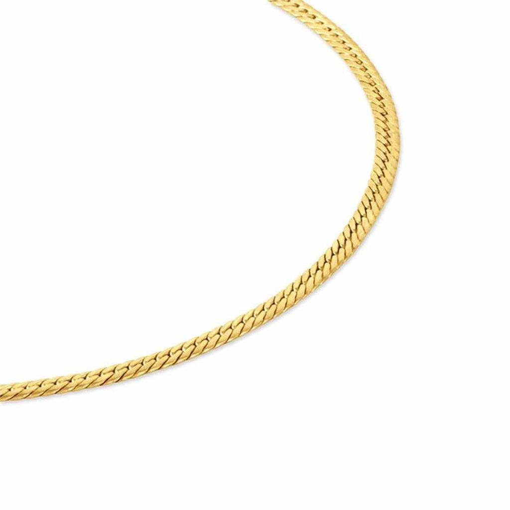 Collier Izel Maille Anglaise Or Jaune
