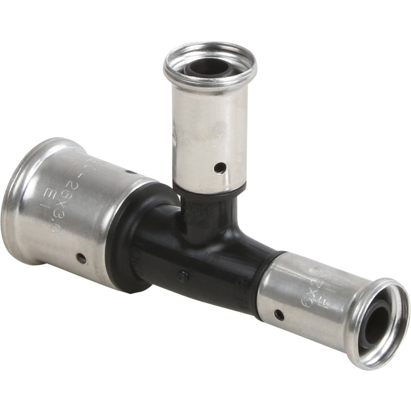 Henco pers T-stuk verloop 26x16x16mm