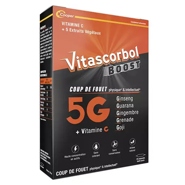 Vitascorbol Boost 5G 20 ampolas
