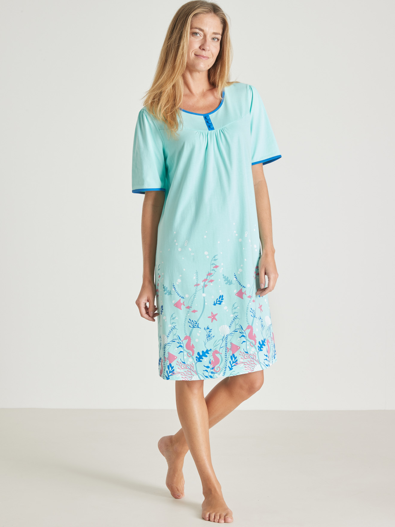 Chemise de nuit pur coton