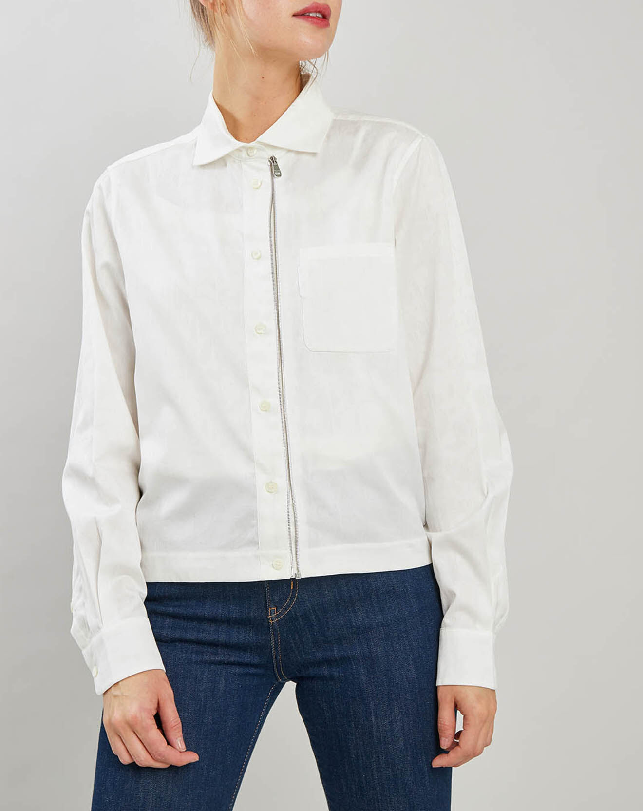 Façonnable Veste légère en Coton blanche