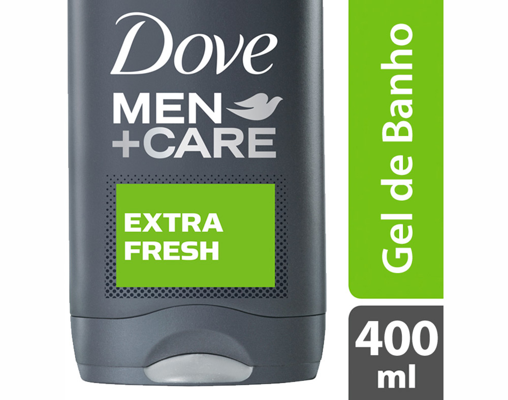 GEL DOVE DE BANHO DOVE MEN EXTRA FRESH 400ML