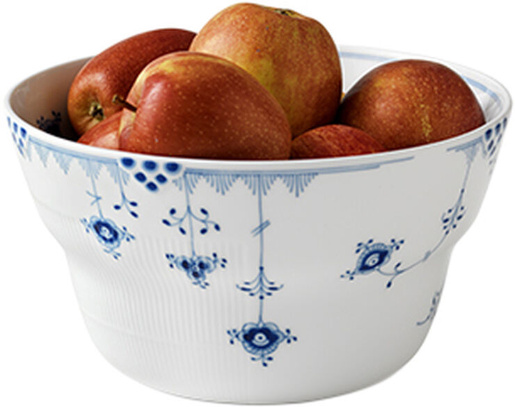Royal Copenhagen Blå Elements 320 cl. skål Hvid, blå