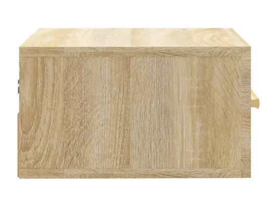 Table de chevet murale chêne sonoma 35x35x20 cm