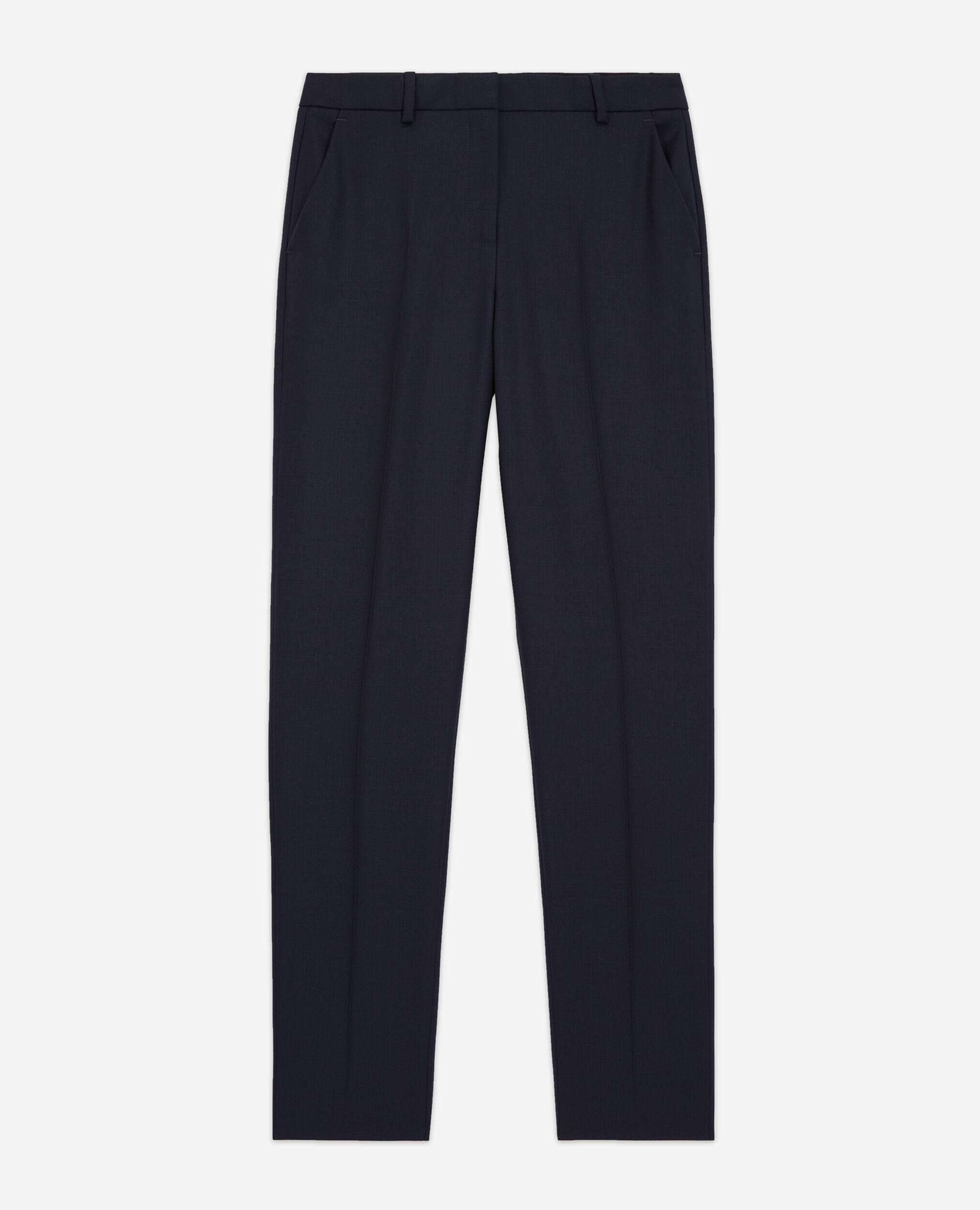 Pantalon de costume laine bleu marine