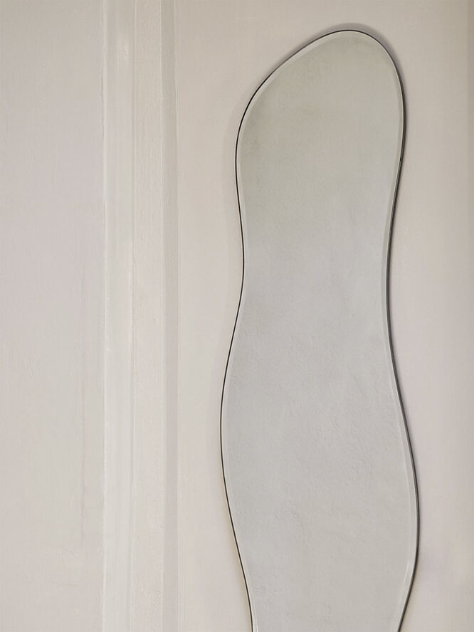ferm LIVING Pond Mirror - Full Size - Brass Brass