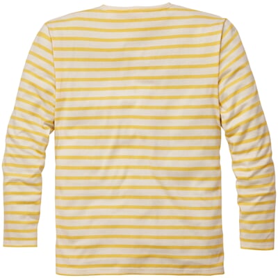 Herren-Ringelshirt, Creme-Gelb