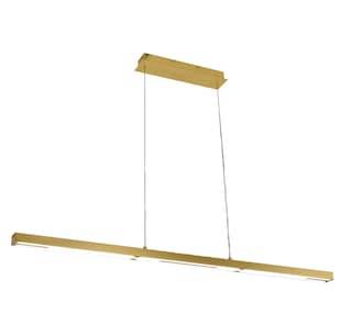FABAS LUCE LED Balkenpendel LING messingfarbig