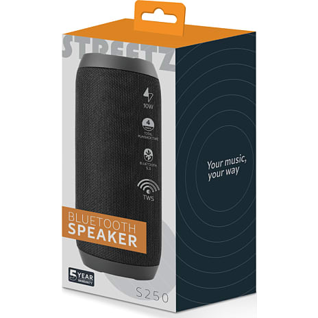Streezt S250 bluetooth højttaler - sort