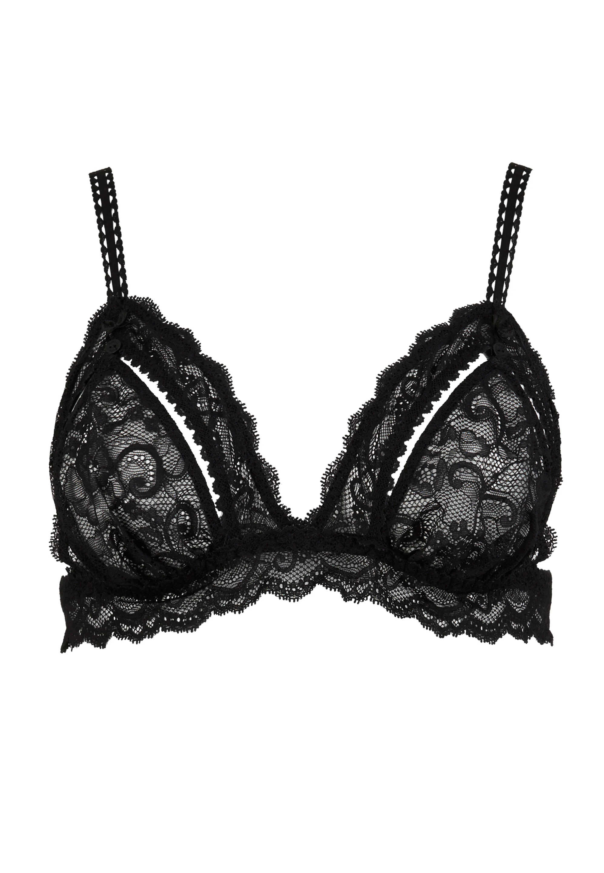 BOÎTE A DESIR - Soutien-gorge triangle open-up | Noir