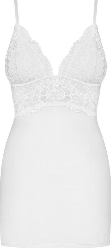 Obsessive Jurkje & String - Erotische Jurk - Maat S/M - Wit