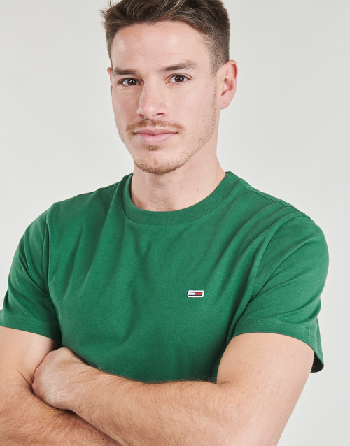 Tommy Jeans - TJM SLIM JERSEY C NECK EXT - Vert