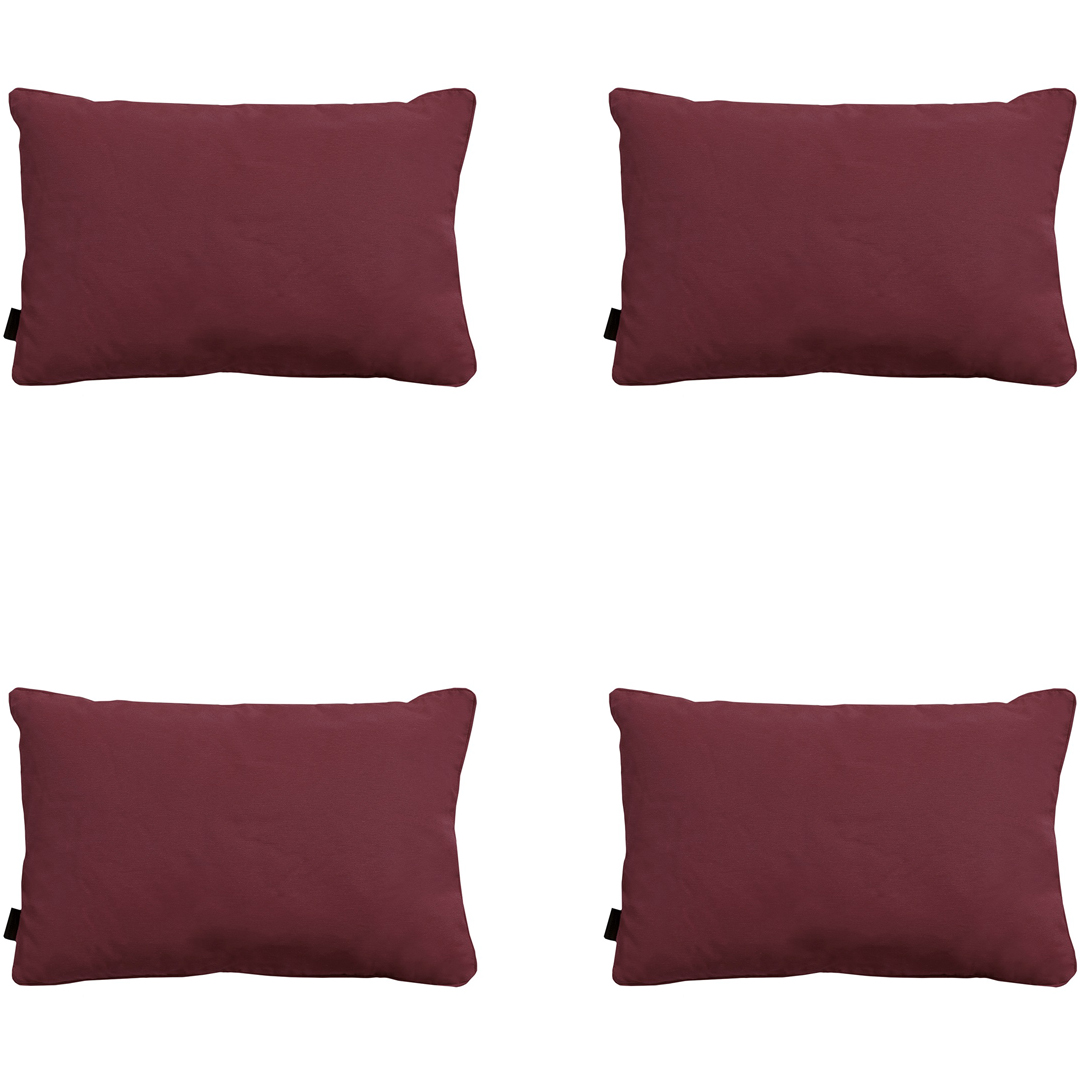 Madison Panama bordeaux Sierkussen - Set van 4