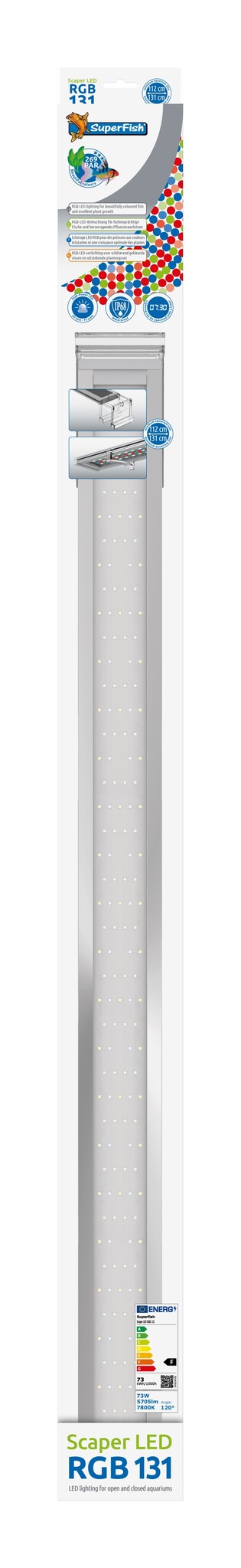 Scaper LED RGB 131 verlichting 70W