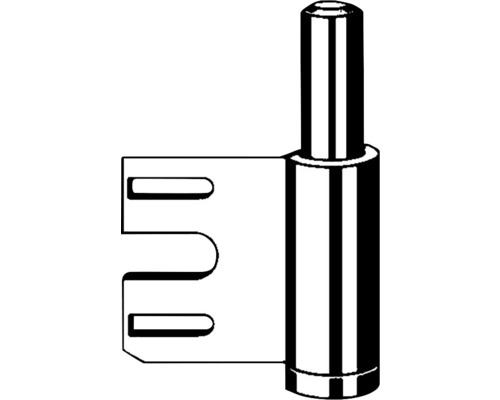Simonswerk Variant kozijndeel V 8100WF vernikkeld staal