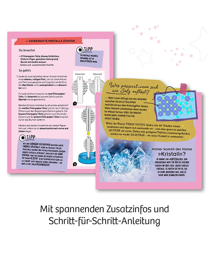 Mitbring-Experimente KRISTALL-EINHÖRNER