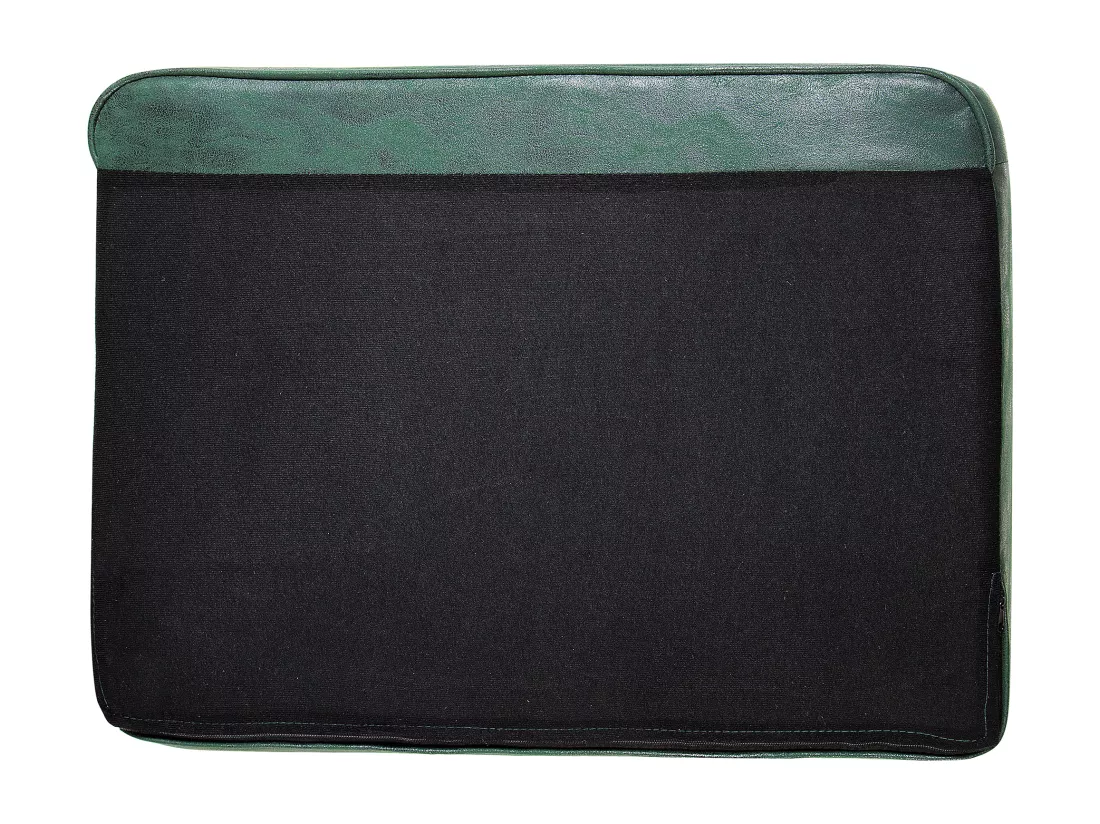 Canapé 3 places en cuir PU vert CHESTERFIELD
