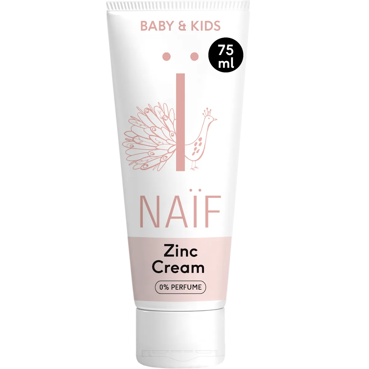 Zink Crème voor Baby & Kids 75ml 0% Parfum