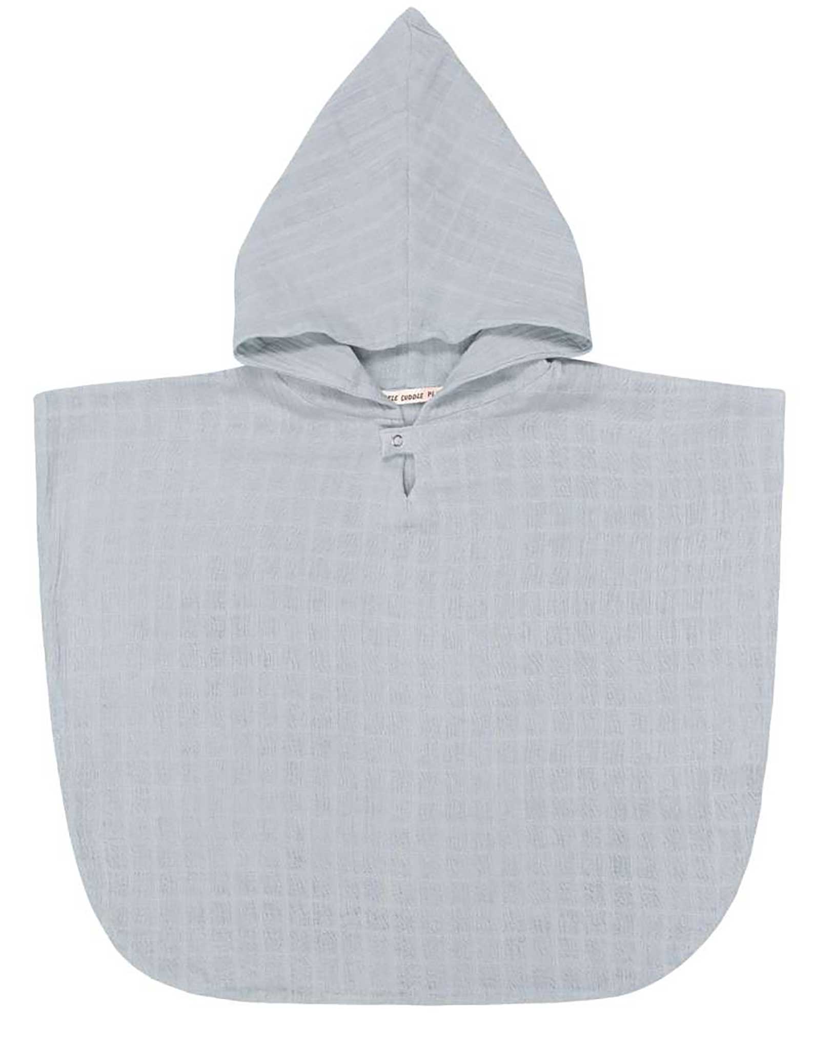 Musselin-Badeponcho UNI (1-3 J.) in powder blue