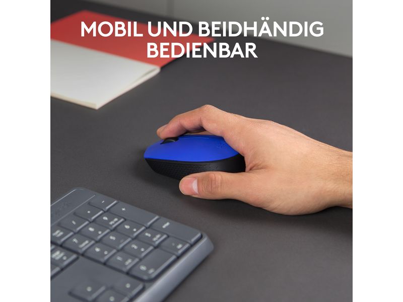 Logitech Mobile Maus M171 , kabellos Kleine Wireless-Maus für Links- & Rechtshänder mit bis zu 12 Monaten Batterielaufzeit