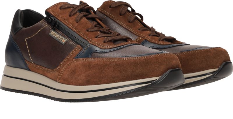 Mephisto Gilford Sneakers Bruin Heren
