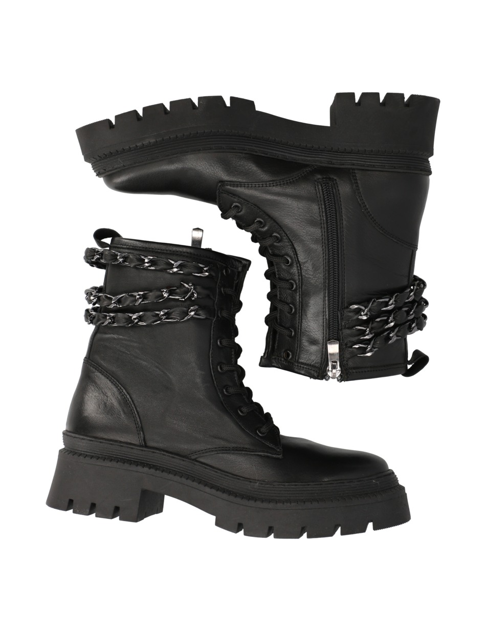 Glattleder Schnürboot