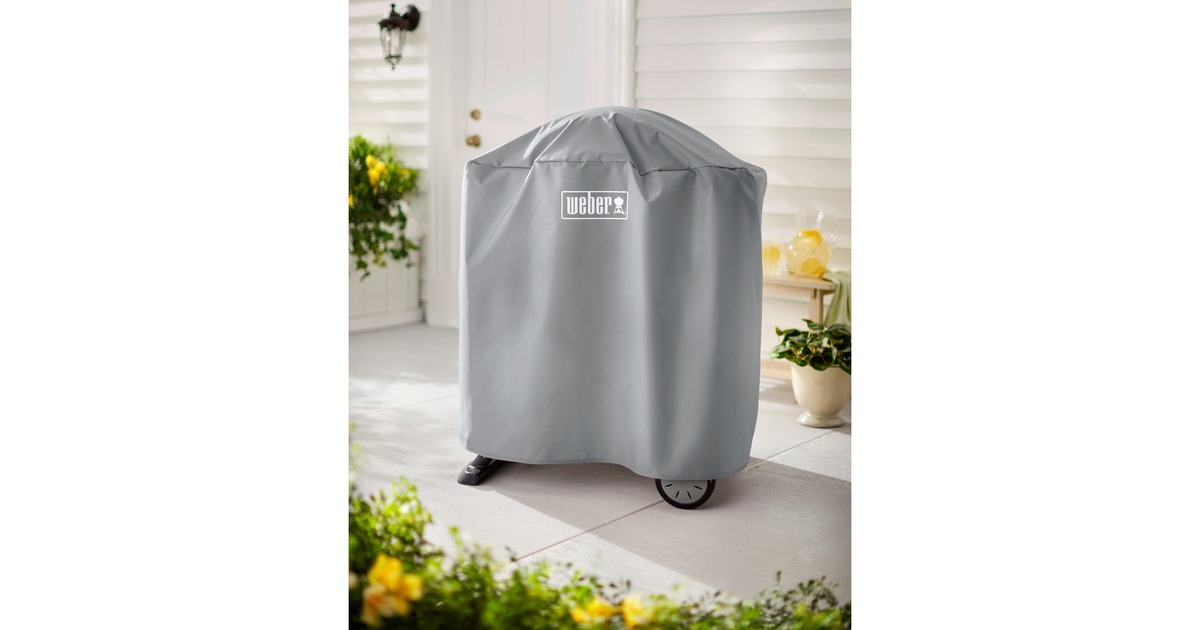 WeberBarbecuehoes - Q 1000/2000 met standpoot beschermkap