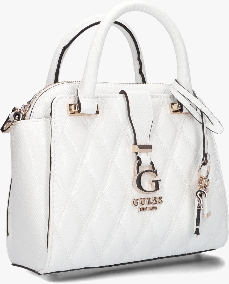 GUESS witte guess schoudertas adi small satchel