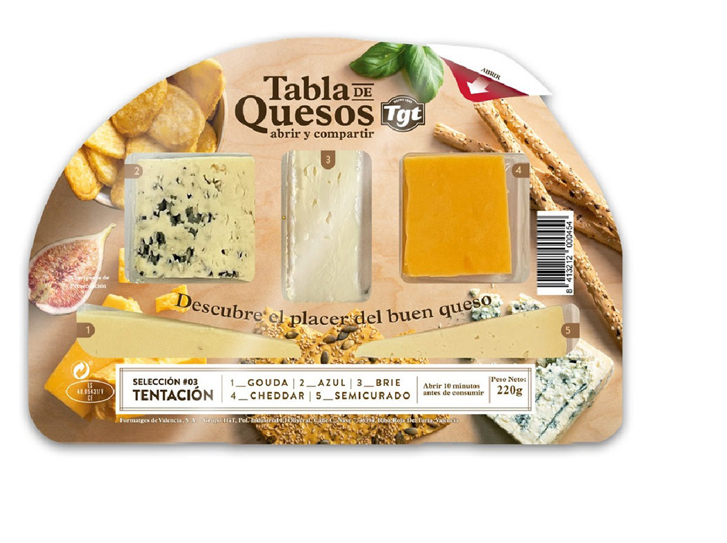 TÁBUA QUEIJO TENTAÇÃO 220G